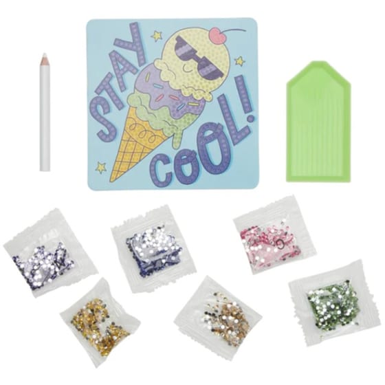 DIY Παιχνίδι Αυτοκόλλητα με Διαμαντάκια Ooly Cream image 1