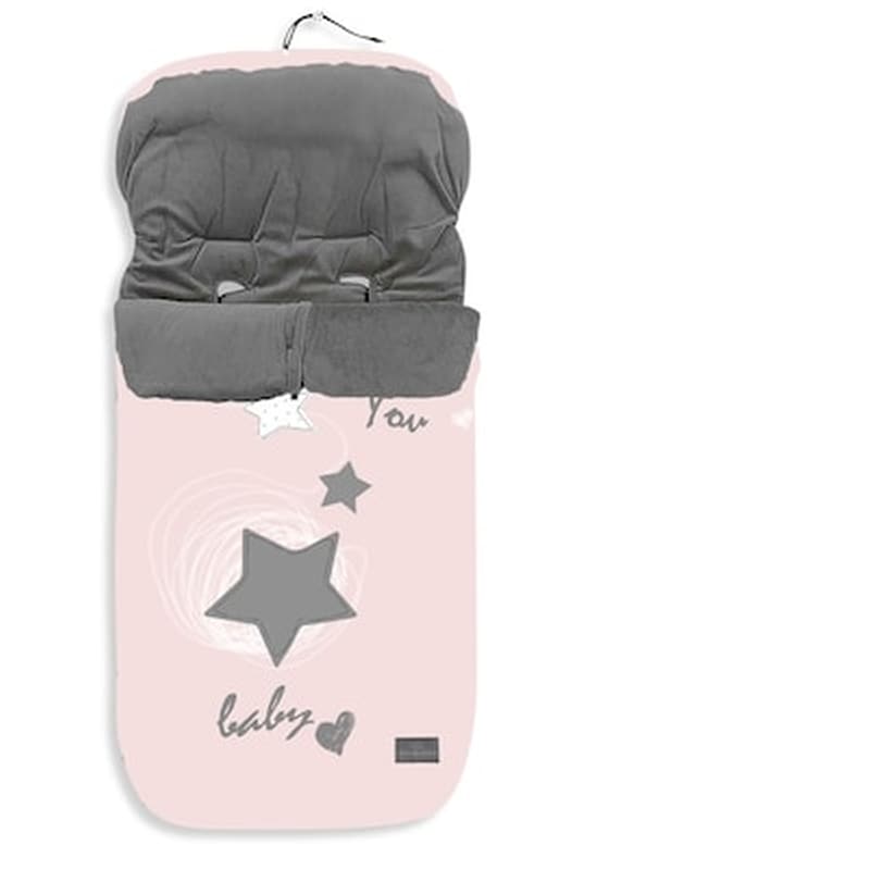 DON ALGODON Don Algodon Sleeping Bag Καροτσιου Universal Ποδοσακος stars 10057-02