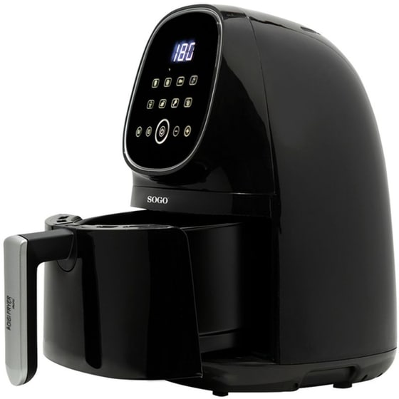 SOGO FRE-SS-10800 με Αποσπώμενο Κάδο 1000 W 2 L Μαύρο Φριτέζα Αέρος image 9
