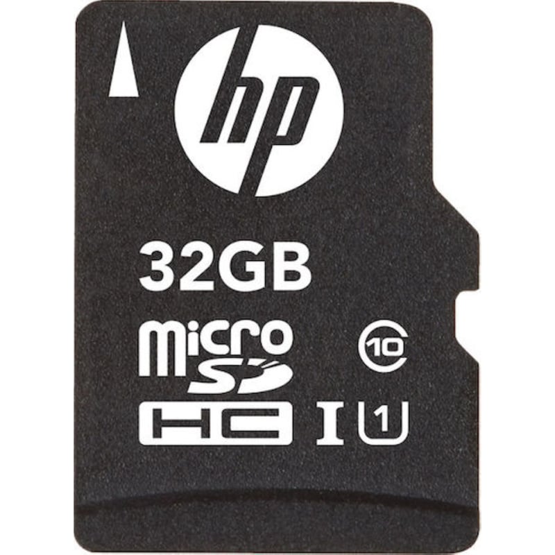HP microSDHC 32GB Class 10 U1 με αντάπτορα