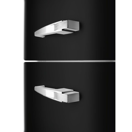 SMEG FAB30LBL6 294 Lt Μαύρο Δίπορτο Ψυγείο image 3