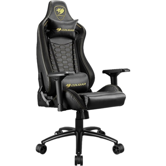 Gaming Καρέκλα Cougar Outrider S Royal από Τεχνητό Δέρμα - Μαύρη/Κίτρινη image 1
