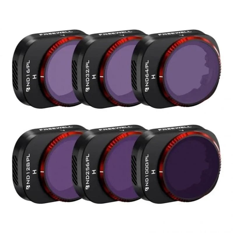 FIREWELL Φίλτρα Drone Freewell Bright Day Filters για DJI Mini 4 Pro (6 τμχ) - Μαύρο