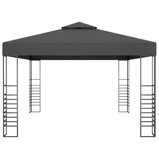 Κιόσκι Vidaxl Ατσάλι 3x4m - Ανθρακί image 3