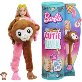 Mattel Κούκλα Barbie Cutie Reveal Μαιμουδάκι