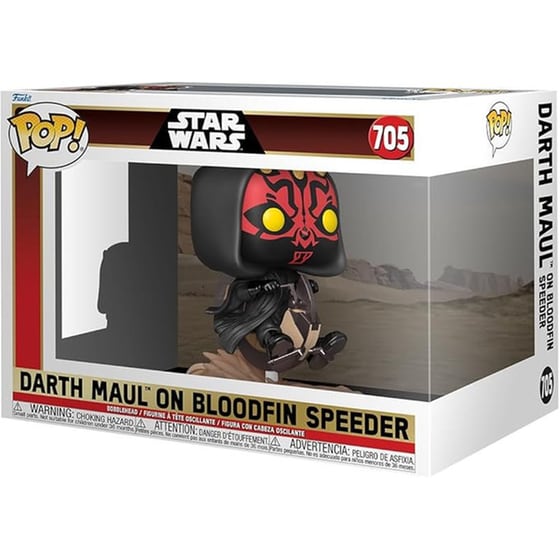 Funko Pop! Star Wars - Darth Maul on Bloodfin Speeder #705 image 1