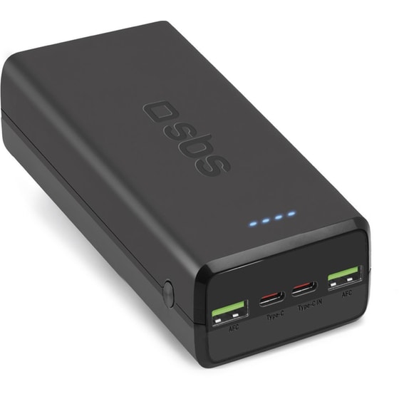 Powerbank SBS Nano 30.000mAh - Μαύρο image 0