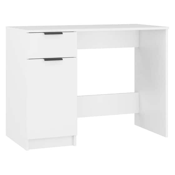 Γραφείο VidaXL από Επεξεργασμένο Ξύλο 100x50x75 cm - Λευκό image 0