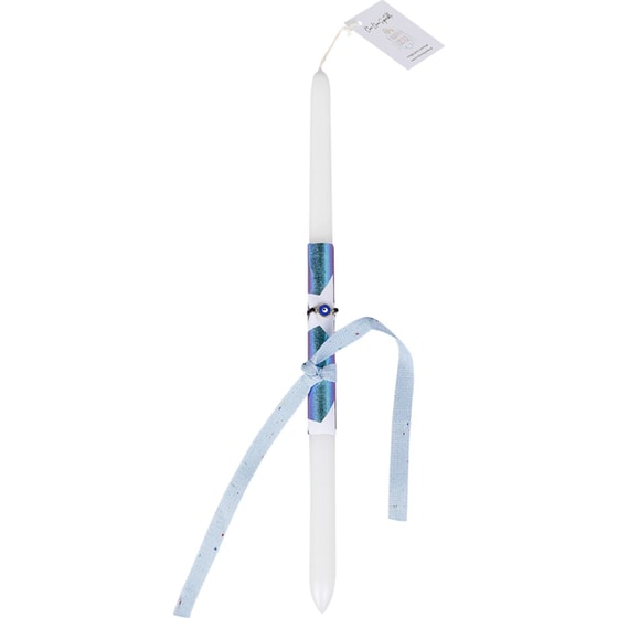 Λαμπαδάκι Live.Love.Sparkle με Βραχιολάκι Ματάκι Μπλε image 0