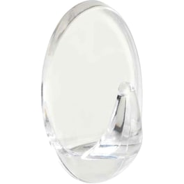 Κρεμαστράκια Αυτοκόλλητα Wenko Dwarf Πλαστικά 3Tμχ 2x4cm - Διάφανο