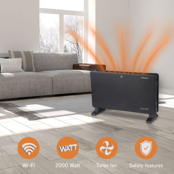 ROHNSON R-088 TURBO με Wi-Fi 2000 W Θερμοπομπός Δαπέδου image 5