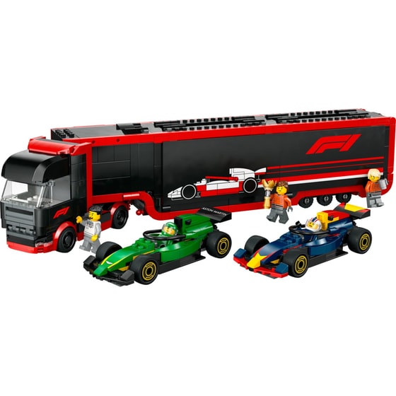 LEGO® City F1® Truck with RB20 & AMR24 F1® Cars (60445) image 1