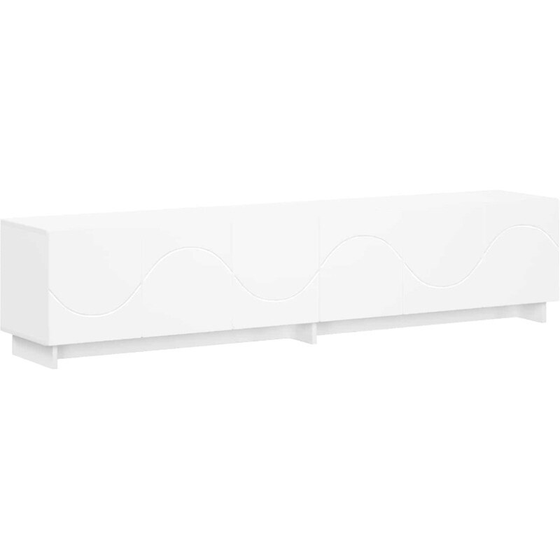 Βάση Τηλεόρασης VidaXL από Επεξεργασμένο Ξύλο 179.5x34.5x40 cm - Λευκό