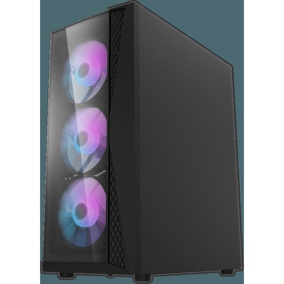 Κουτί Desktop DK352 Plus Midi Tower - Black image 1