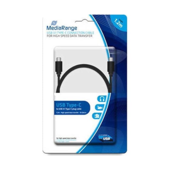 Καλώδιο MediaRange  USB-C Male σε USB-C Male - 1.2m image 0