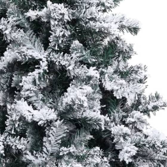 Χριστουγεννιάτικο Δέντρο VidaXL Χιονισμένο 2.10m - Πράσινο image 2