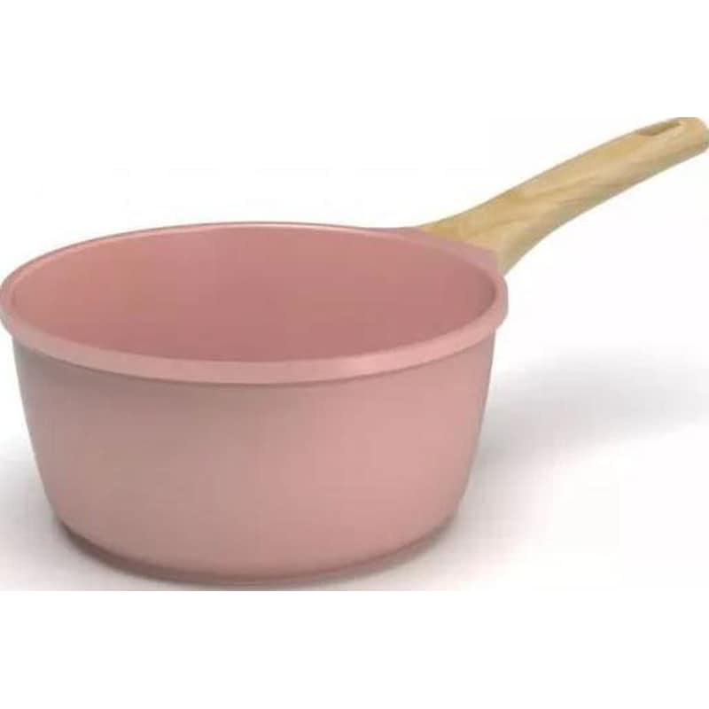 COOKUT Κατσαρολάκι Ρηχό COOKUT Marshmallow από Μέταλλο 16 cm - Ροζ