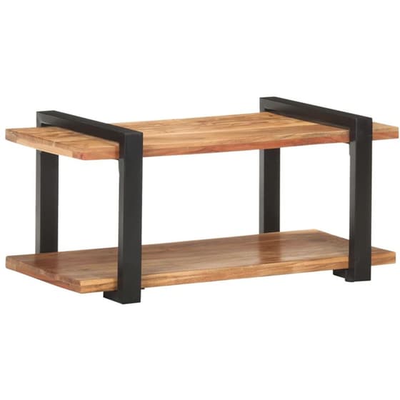 Έπιπλο Τηλεόρασης VidaXL από Ξύλο 90x40x40cm - Καφέ/Μαύρο image 0