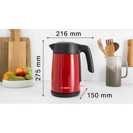 BOSCH TWK7L464 2400 W 1.7 L Κόκκινο Βραστήρας image 11