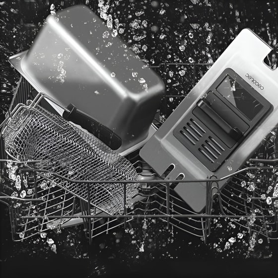CECOTEC CleanFry Infinity 3000 CEC-03071 με Αποσπώμενο Κάδο 2400 W 3 L Ασημί Φριτέζα Λαδιού image 7