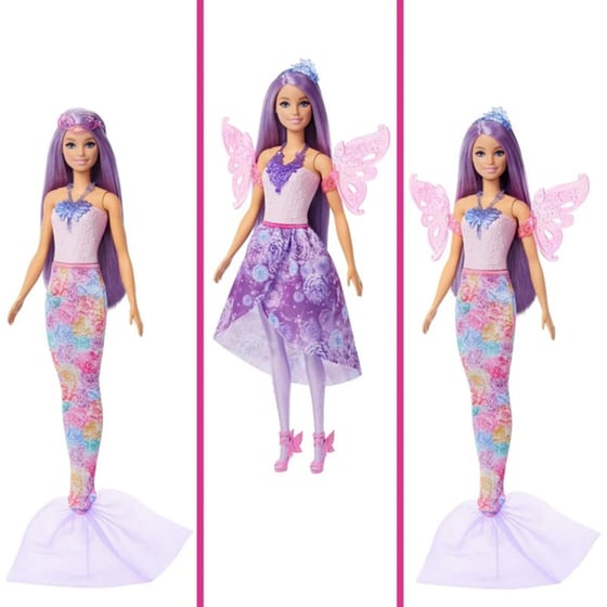Κούκλα Mattel Barbie Fantasy Fashion Set Παραμυθένια image 4