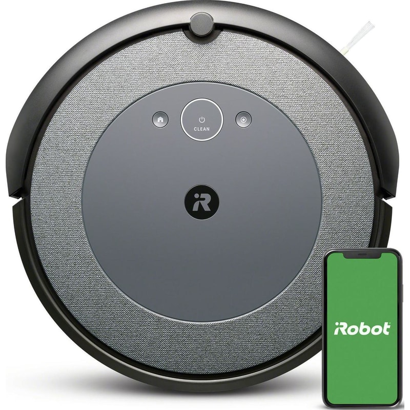 IROBOT Σκούπα Ρομπότ I-ROBOT ROOMBA COMBO I5 για Σκούπισμα Σφουγγάρισμα Μαύρο