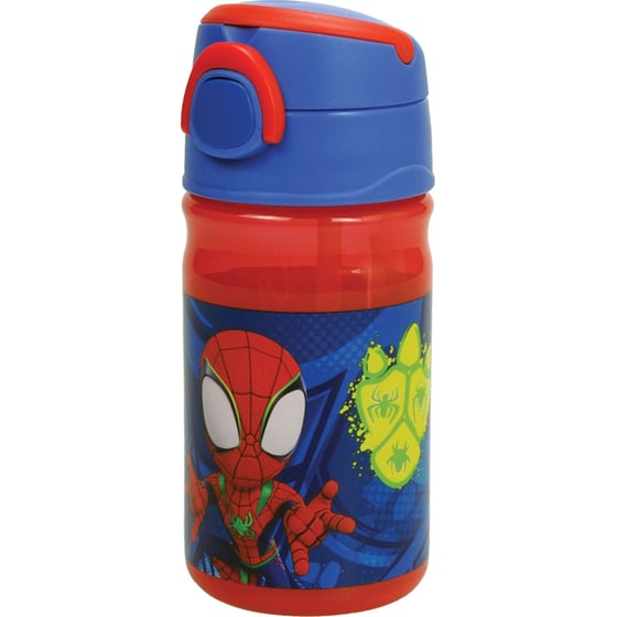 Παγούρι με Καλαμάκι Gim Spidey 350 ml image 0