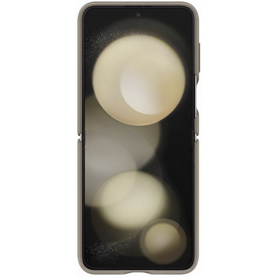 Θήκη Samsung  Galaxy Z Flip5 - Samsung Flap Eco-Leather Case - Etoupe image 1