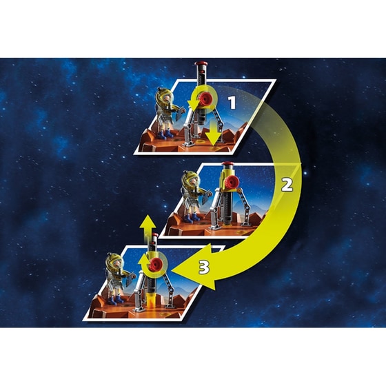 PLAYMOBIL® Space Αποστολή στον Άρη με Διαστημικά Οχήματα (70888) image 3