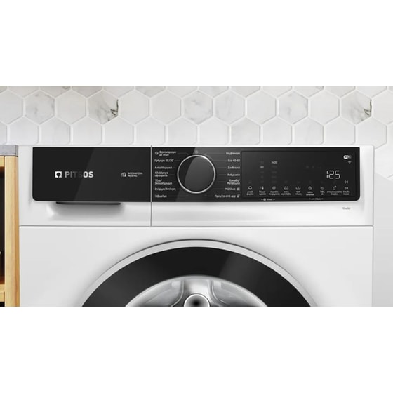 PITSOS WPG140LZ0 10 kg 1.400 Στροφές Λευκό Πλυντήριο Ρούχων image 2