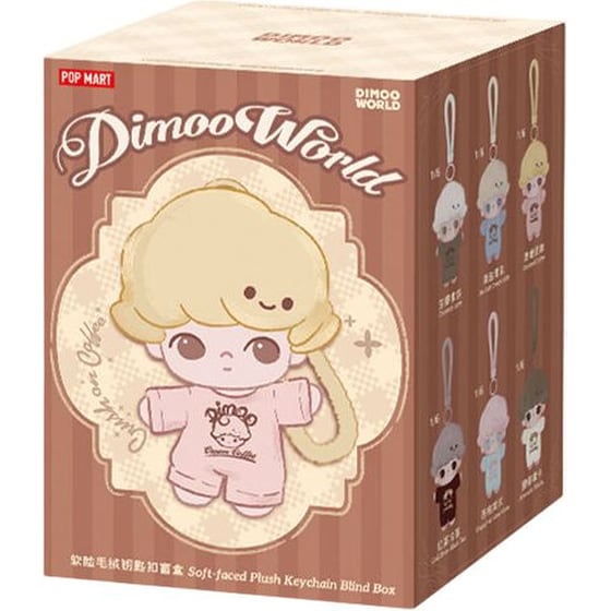 Λούτρινο Μπρελόκ Pop Mart Dimoo Crush on Coffee Series Blind Box image 0