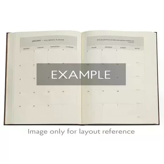 Ημερολόγιο Planner Paperblanks 2026 Ultra Business Inkblot image 4