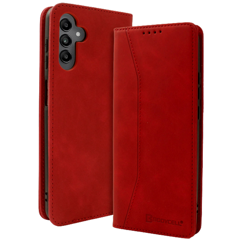 Θήκη Πορτοφόλι Samsung Galaxy A14 - Bodycell - Κόκκινο