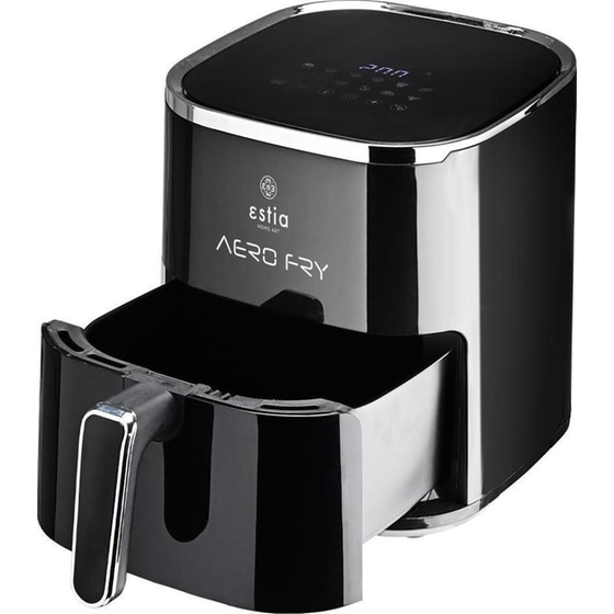 ESTIA 06-18238 με Αποσπώμενο Κάδο 1450 W 5 L Μαύρο Φριτέζα Αέρος image 2