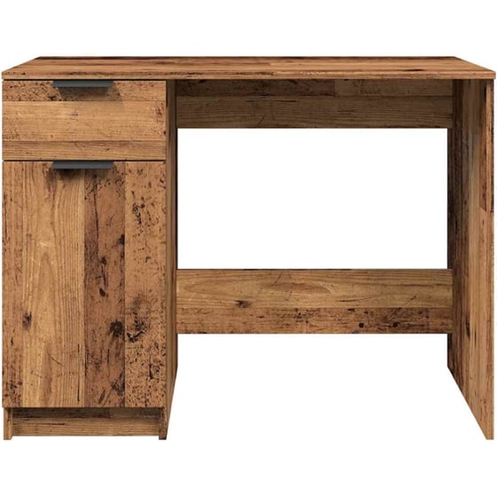 Γραφείο VidaXL από Επεξεργασμένο Ξύλο 100x50x75 cm - Παλιό Ξύλο image 4