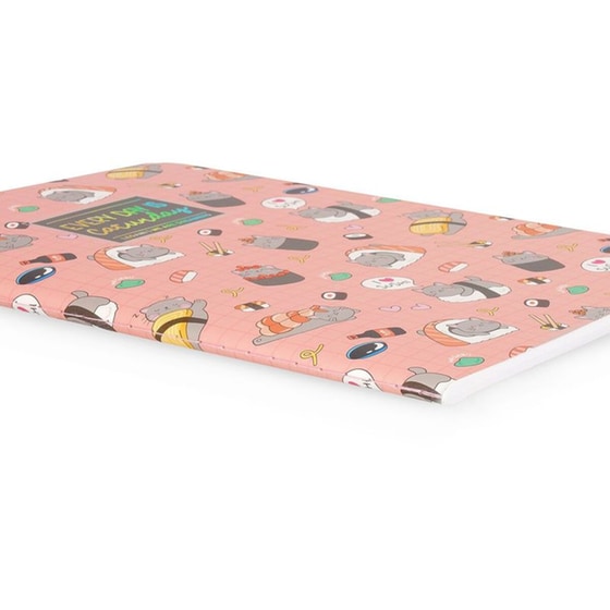 Σημειωματάριο Legami Ριγέ Quaderno Medium Α5 Sushi Cat image 1
