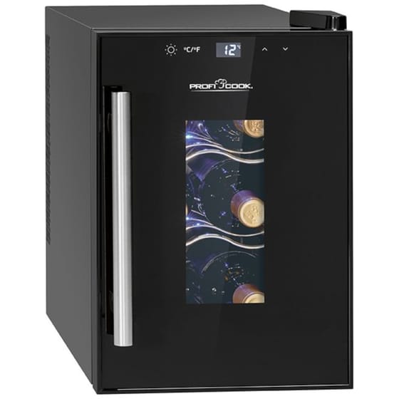 PROFI COOK PC-WK 1230 για 6 Μπουκάλια - Μαύρο Συντηρητής Κρασιών image 1