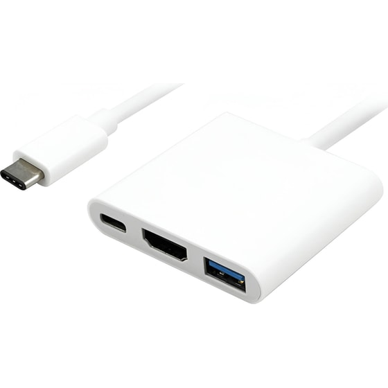 Docking Station Powertech PTH-038 3-Port USB 3.0 συμβατό με USB-C image 0