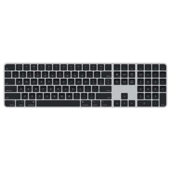 Apple Magic Keyboard With Numeric Keypad & Touch ID Ασύρματο Bluetooth Πληκτρολόγιο Ασημί (GR) image 0