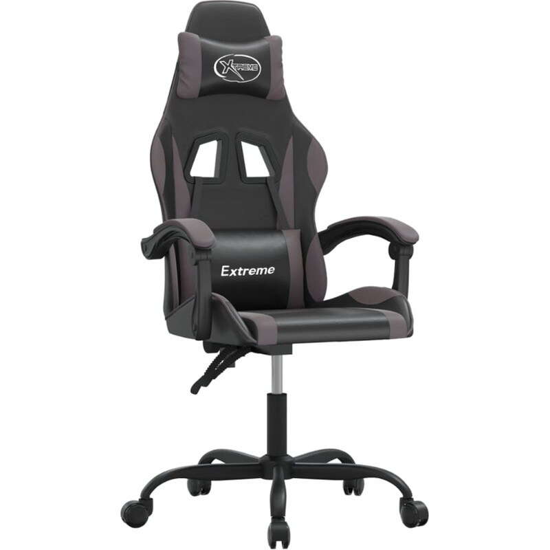 Καρέκλα Gaming VIDAXL 349571 από Τεχνητό Δέρμα - Μαύρη