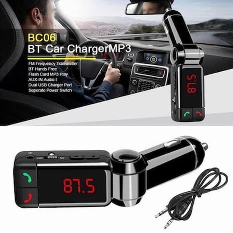 OEM Bluetooth Mp3 Player Φορτιστής Αυτοκινήτου 2xusb Blister