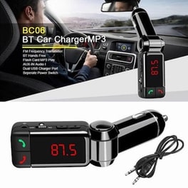 Bluetooth Mp3 Player Φορτιστής Αυτοκινήτου 2xusb Blister