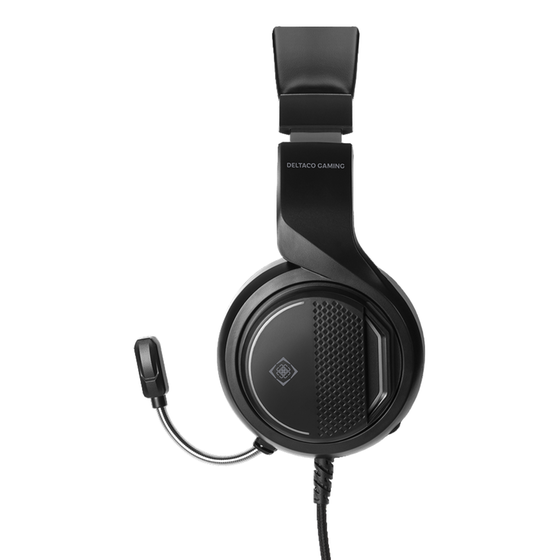 Ακουστικά Κεφαλής Deltaco Gaming Stereo for Ps5 - Μαύρα image 1