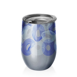 Κούπα Θερμός Chic Mic Bubble Drink από Ανοξείδωτο Ατσάλι 420ml - Μπλε/Ασημί