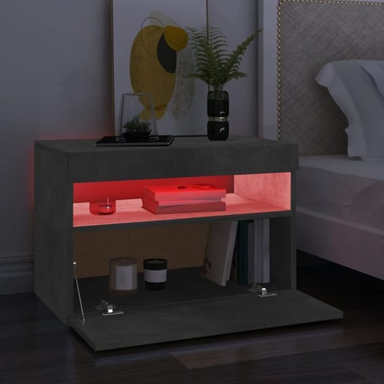 Έπιπλα Τηλεόρασης VidaXL Μοριοσανίδα 2 Τμχ 60x35x40cm - Γκρι image 3