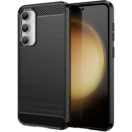 Θήκη Samsung Galaxy A55 - Techsuit Carbon Silicone - Black image 0