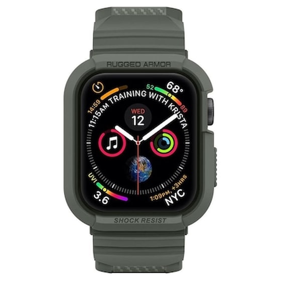Θήκη Spigen Rugged Armor Pro για Apple Watch 44mm - Χακί image 1
