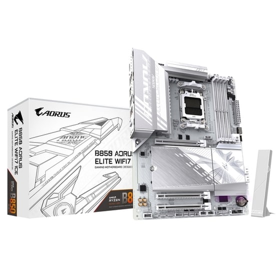 Gigabyte B850 AORUS ELITE WIFI7 ICE Motherboard ATX με AMD AM5 Socket image 3