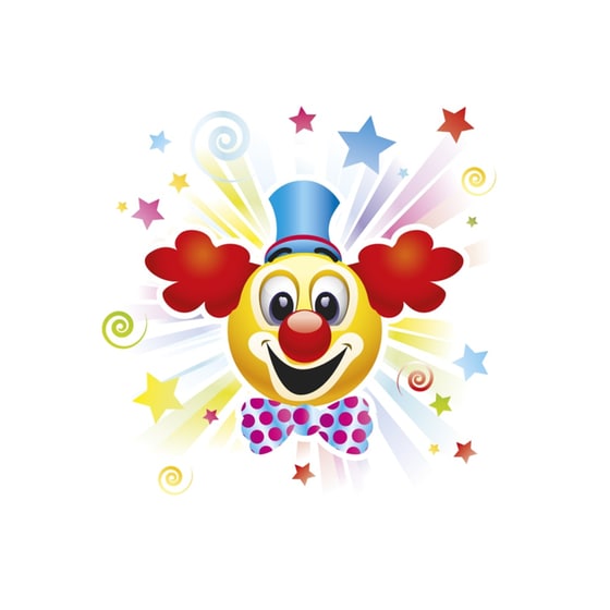 Ευχετήρια Κάρτα 12 Εποχές Clown Happy Cards image 0