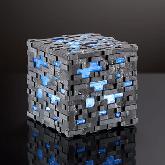 The Noble Collection Minecraft Diamond Ore Illuminating Collector Replica image 2